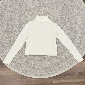 Madewell - Lettuce Hem cropped turtleneck